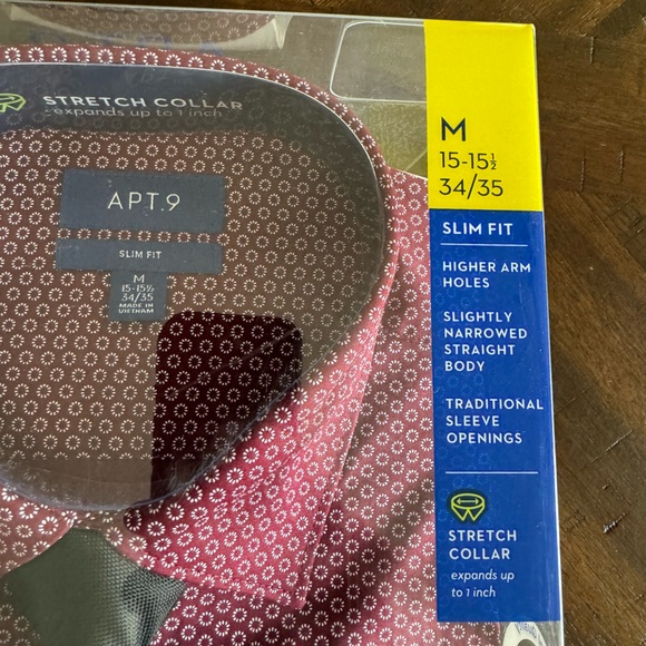 Brand New Apt 9 Dress Shirt and Tie Set - Picture 2 of 2